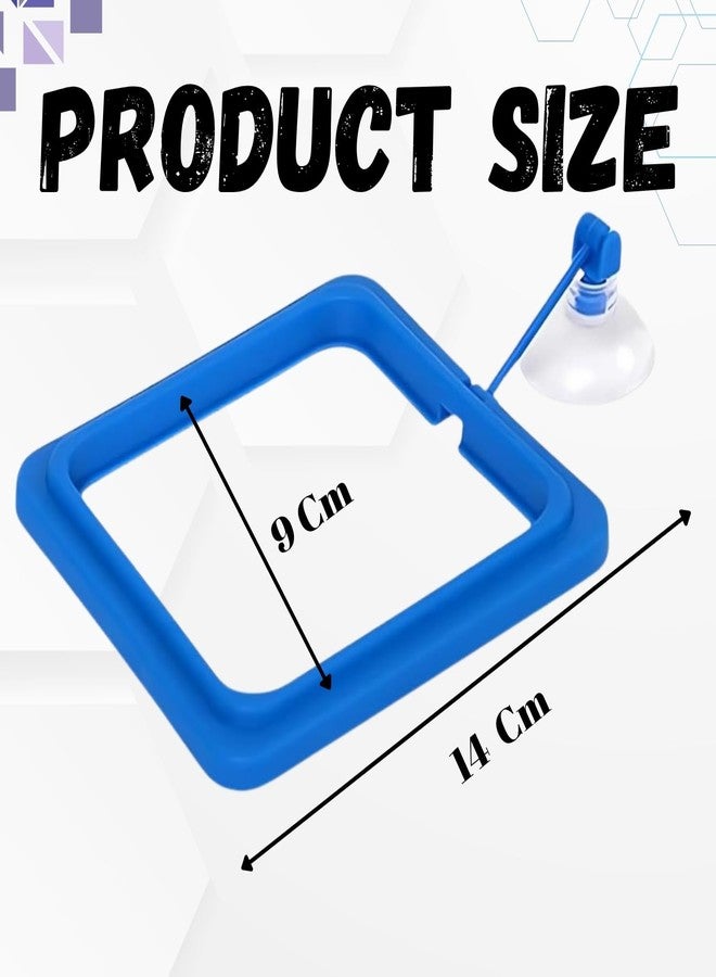 Western Era Aquarium Square Floating Feeding Ring | Adjustable Fish Feeding Tool for Flakes & Pellets | Prevents Water Pollution | Ideal for Betta, Goldfish, Guppies & More | Fish Tank Accessories - Image 3